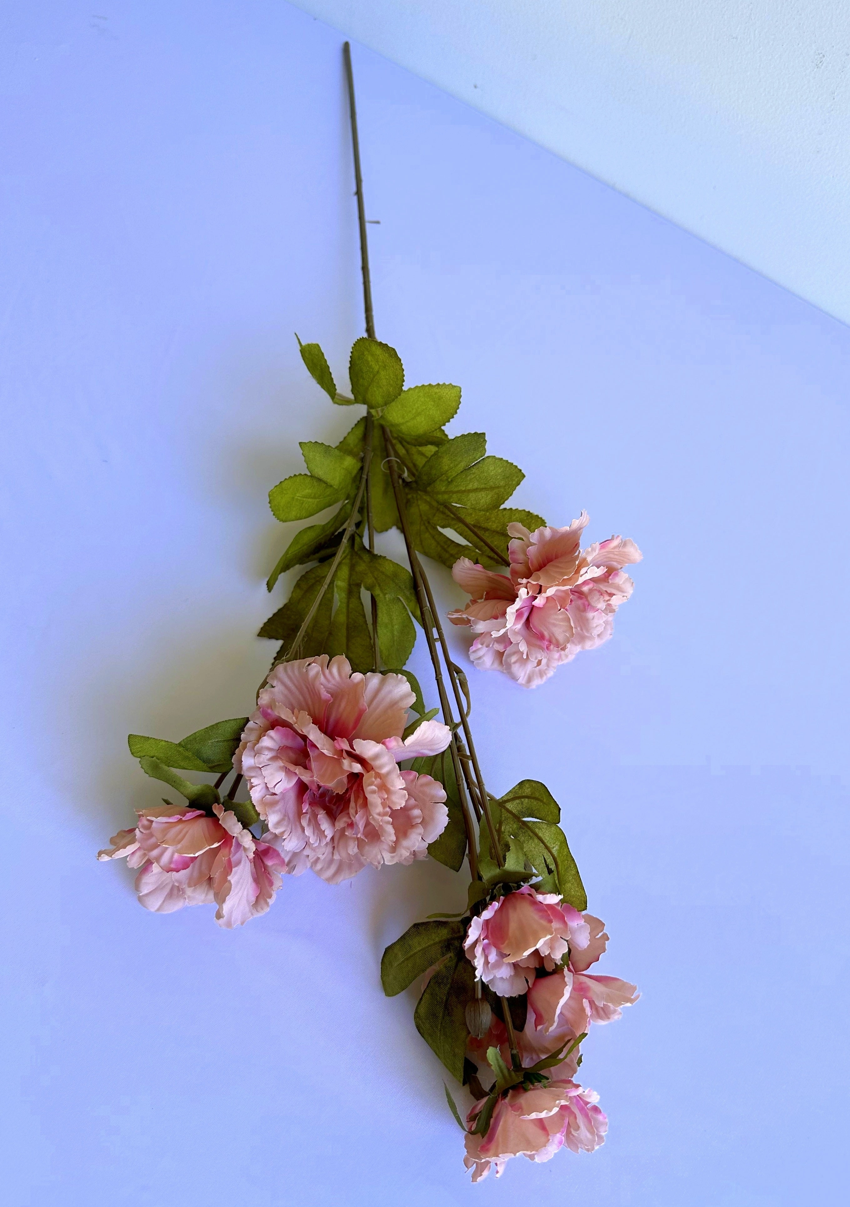 F0460 Pink Peony Spray 83cm