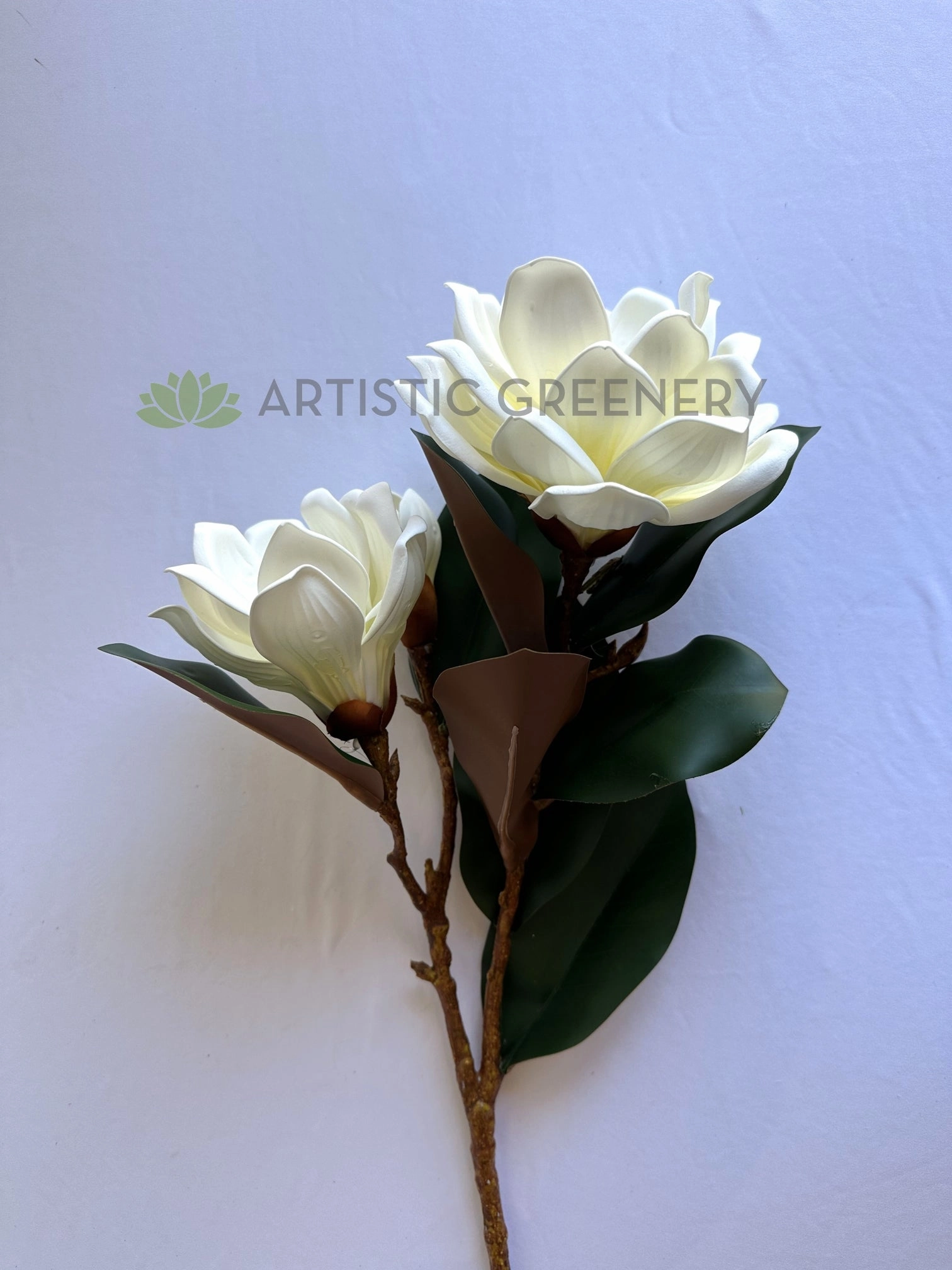 F0466 White Magnolia Spray 79cm