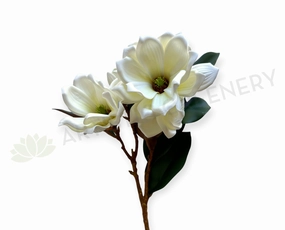 F0466 White Magnolia Spray 79cm outdoor greenery  