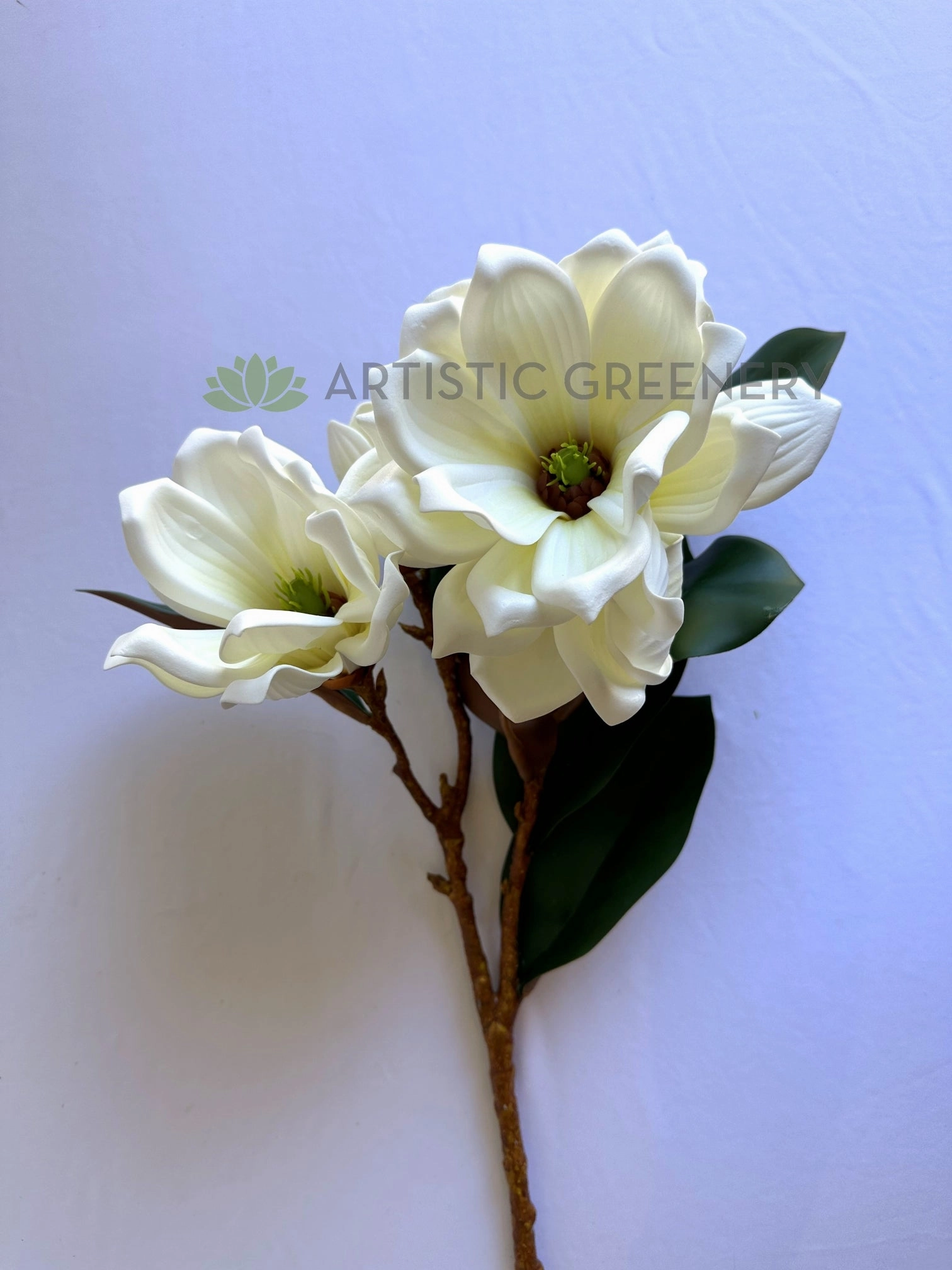 F0466 White Magnolia Spray 79cm