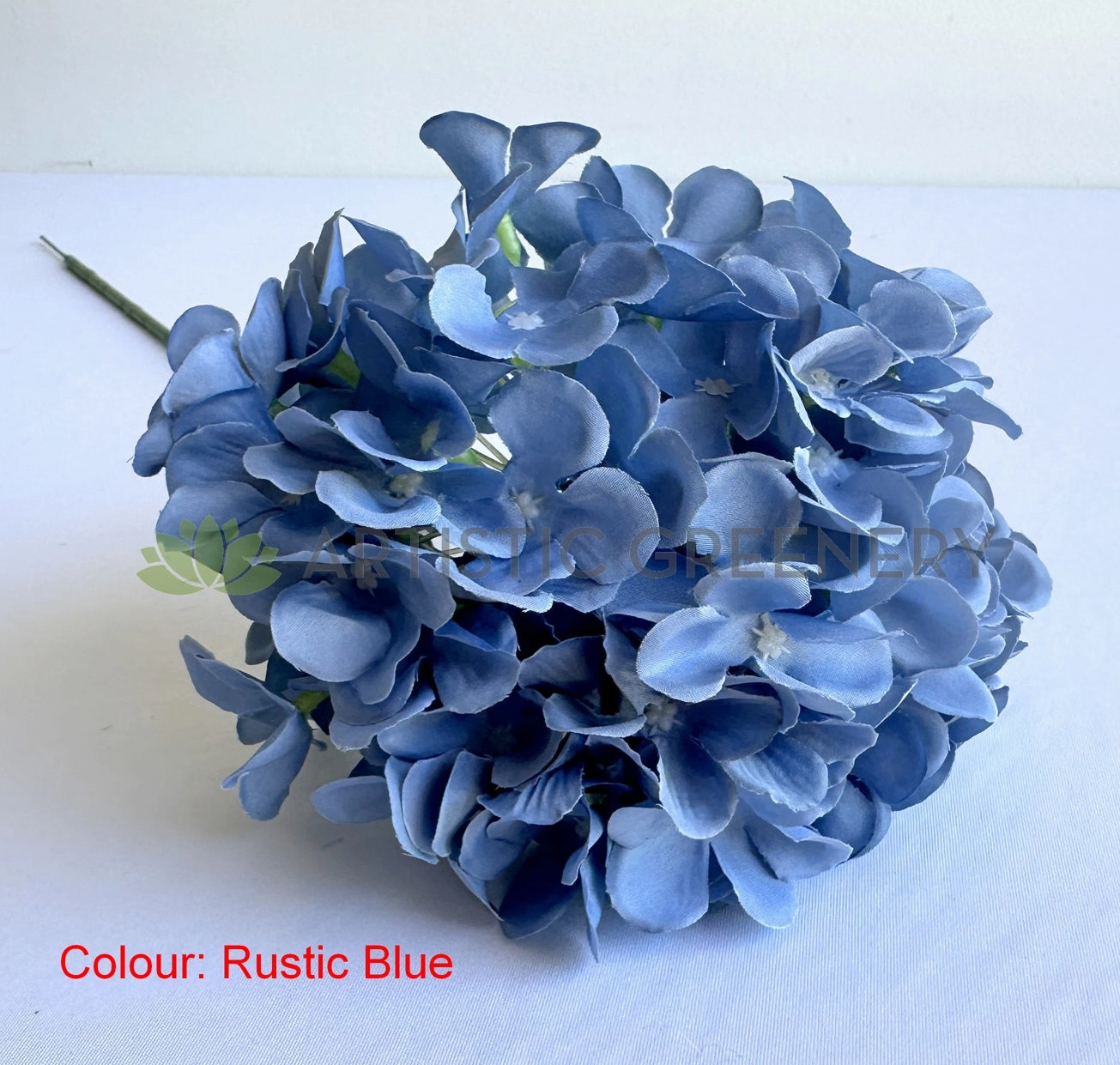 F0472 Hydrangea Single Stem 67cm (17cm Dia) Avail in 6 Colours