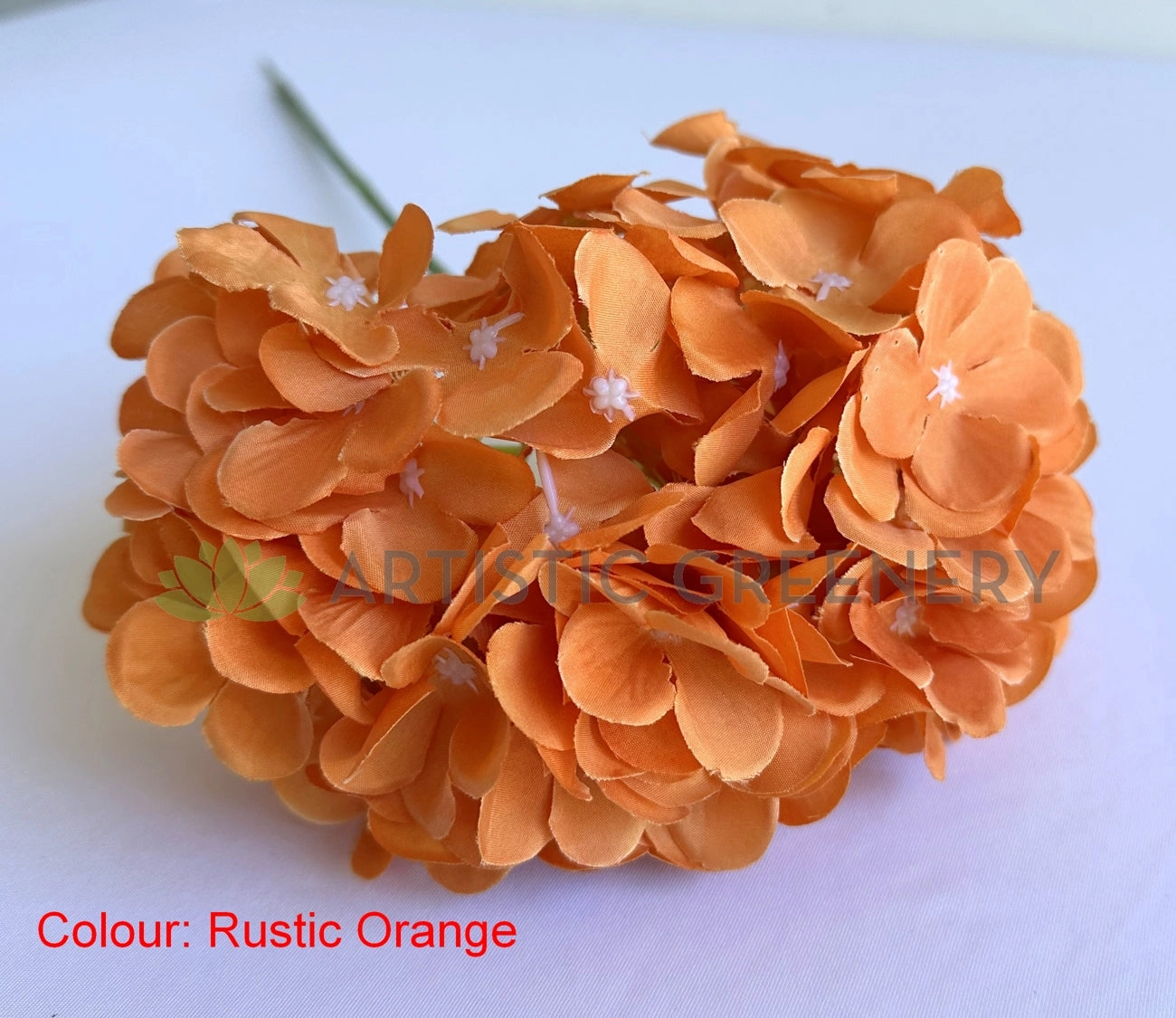 F0472 Hydrangea Single Stem 67cm (17cm Dia) Avail in 6 Colours