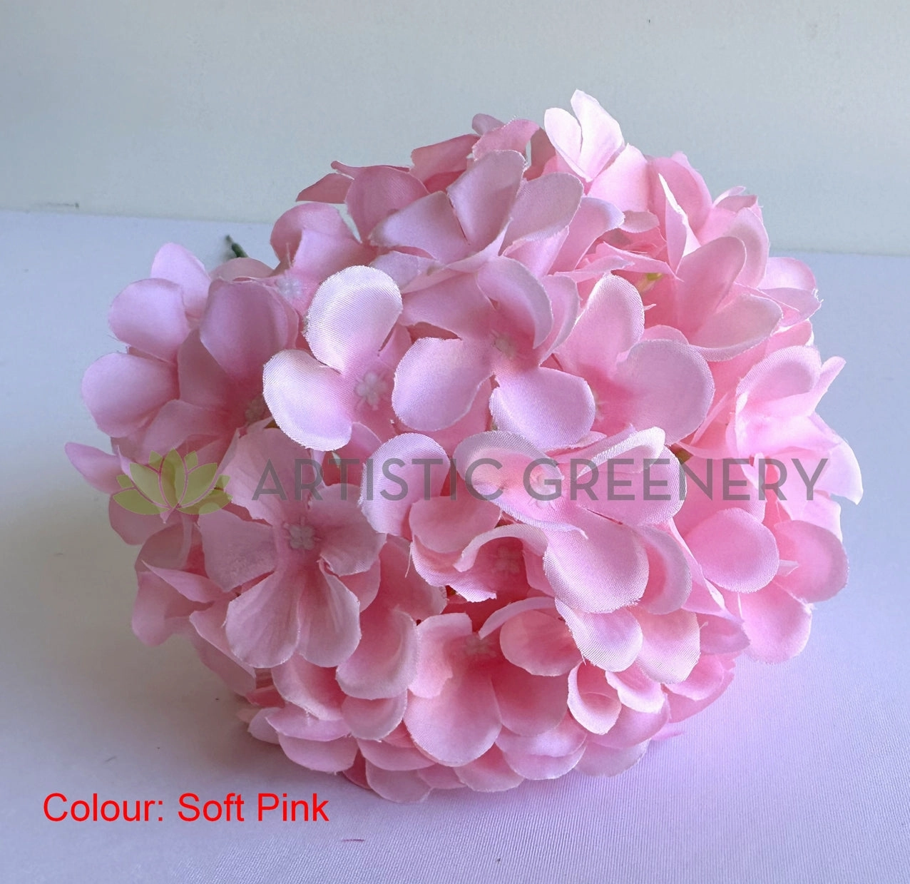 F0472 Hydrangea Single Stem 67cm (17cm Dia) Avail in 6 Colours