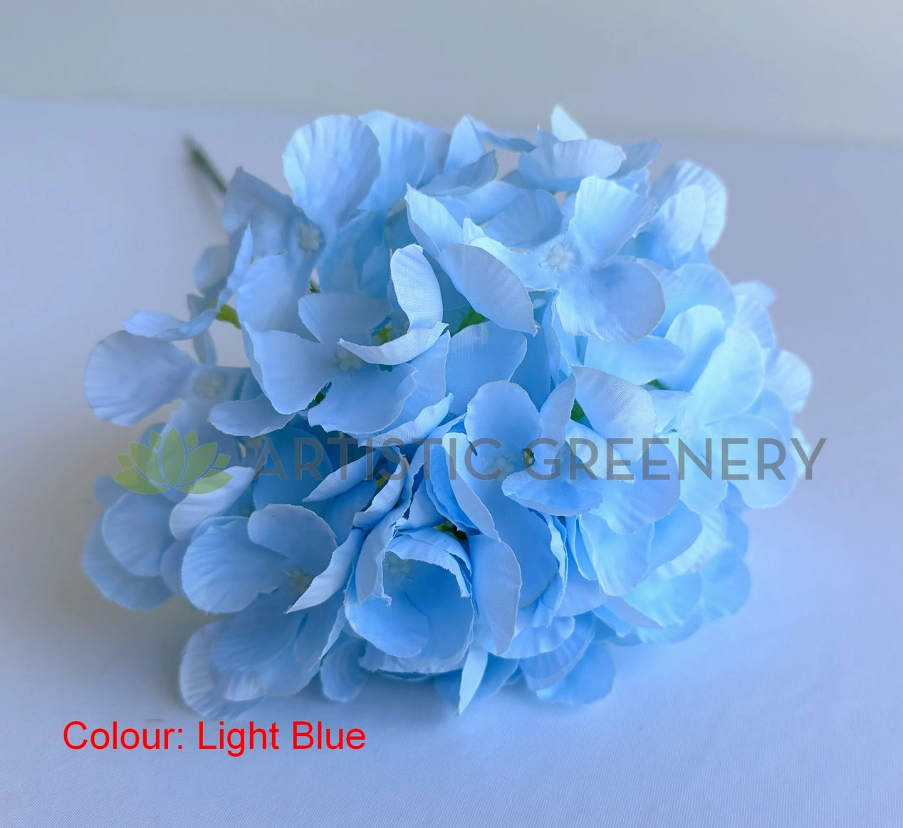 F0472 Hydrangea Single Stem 67cm (17cm Dia) Avail in 6 Colours