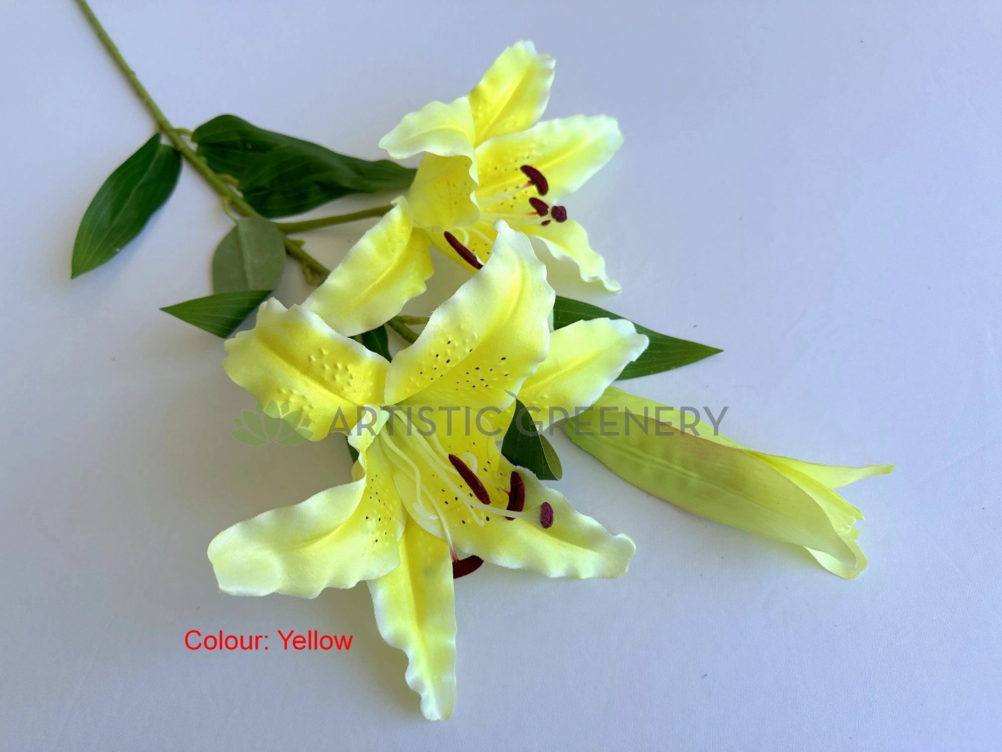 F0478 Casa Blanca Lily 99cm Yellow / White / Pink (SPECIAL)