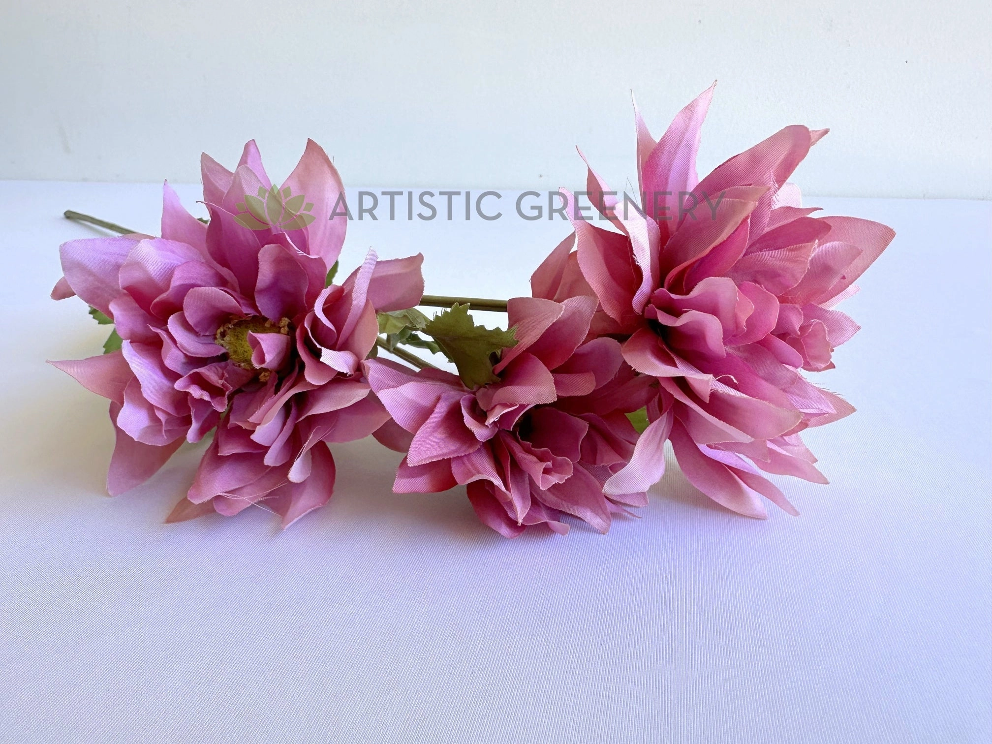 F0479 Dahlia Spray 65cm Pink (SPECIAL)