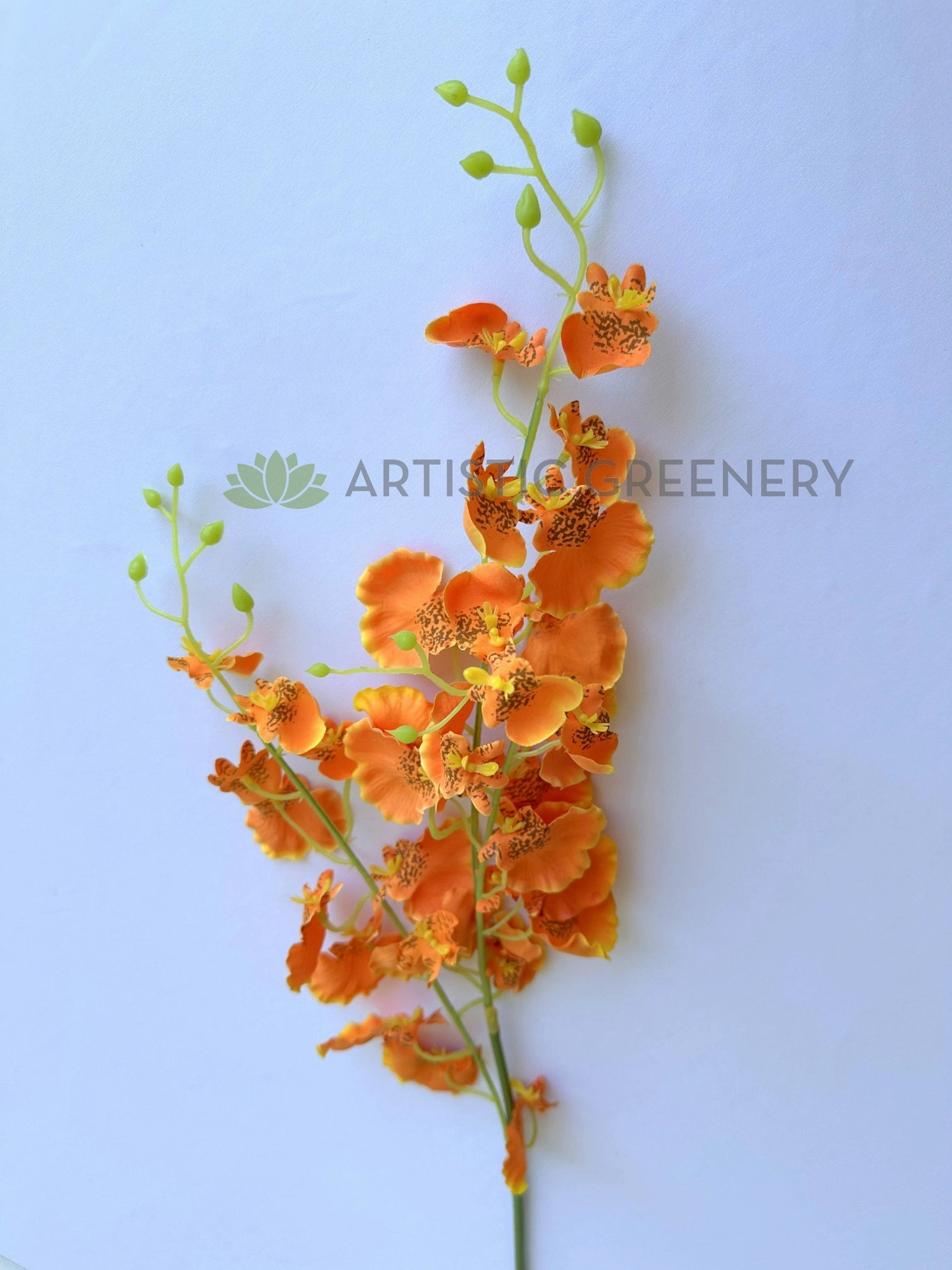 F0482 Oncidium / Dancing Orchid 85cm Orange (SPECIAL)