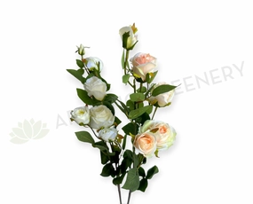 F0484 Small Rose Spray 74cm White / Blush (Clearance Stock) indoor houseplants  