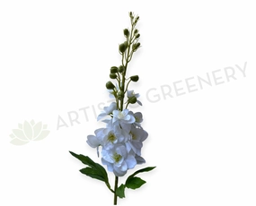 F0486 Delphinium / Stock Flower 66cm White (Real Touch Quality) outdoor greenery  