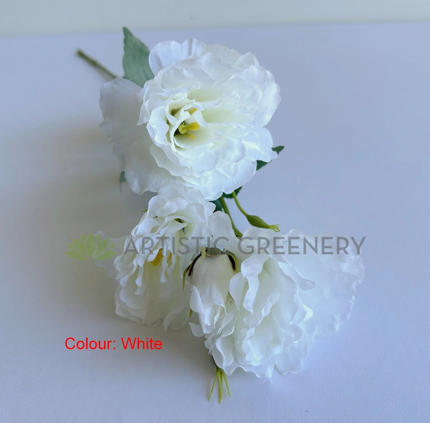 F0487 Lisianthus Spray 53cm Light Pink / White / Light Purple