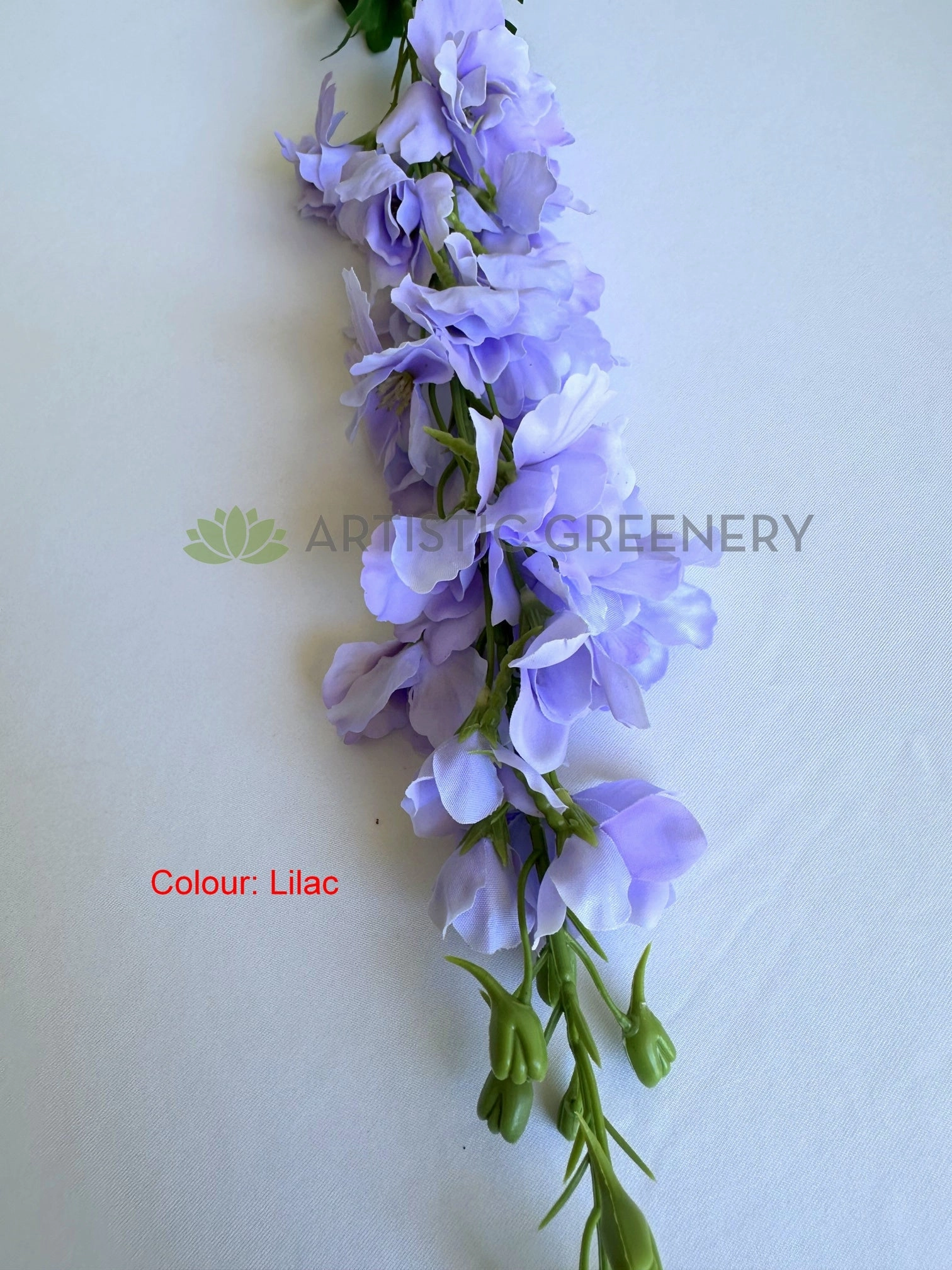F0490 Delphinium / Stock Flower 89cm Latex 8 Colours