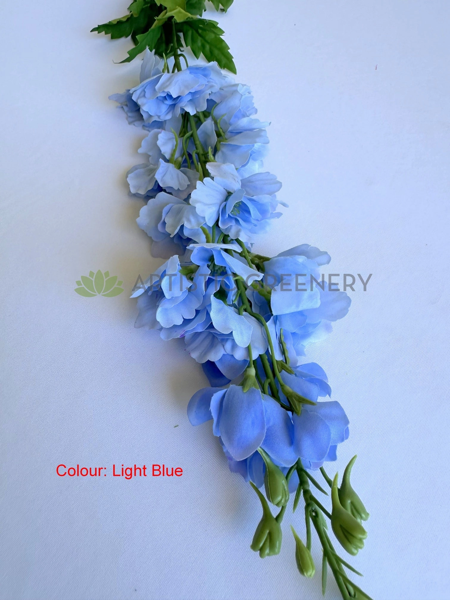 F0490 Delphinium / Stock Flower 89cm Latex 8 Colours