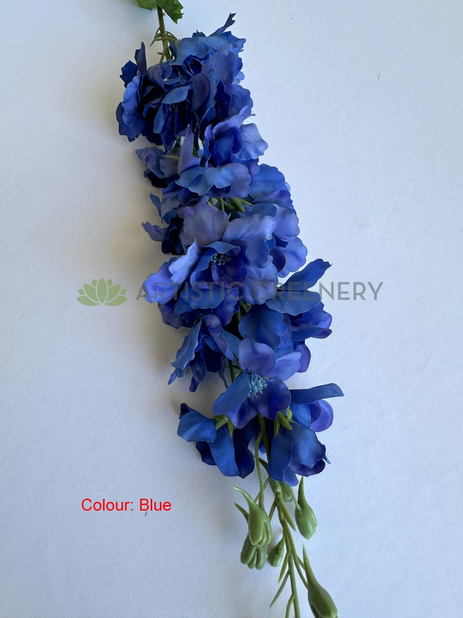 F0490 Delphinium / Stock Flower 89cm Latex 8 Colours