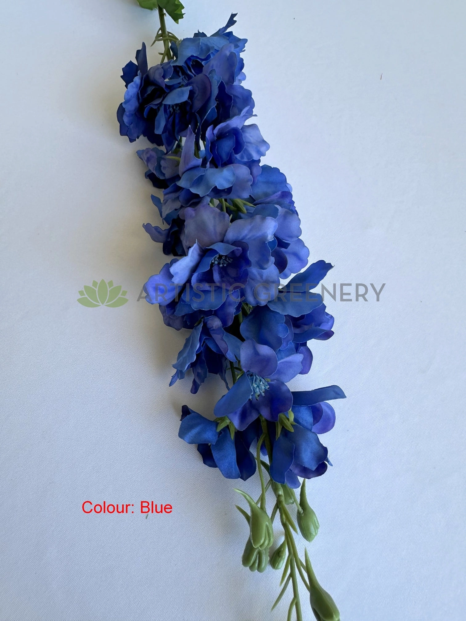 F0490 Delphinium / Stock Flower 89cm Latex 8 Colours