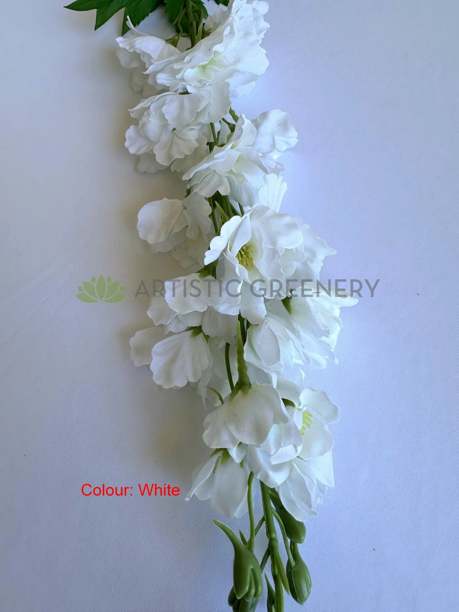 F0490 Delphinium / Stock Flower 89cm Latex 8 Colours
