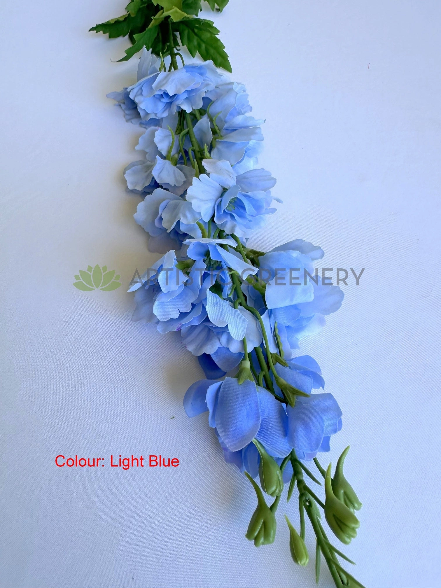 F0490 Delphinium / Stock Flower 89cm Latex 8 Colours