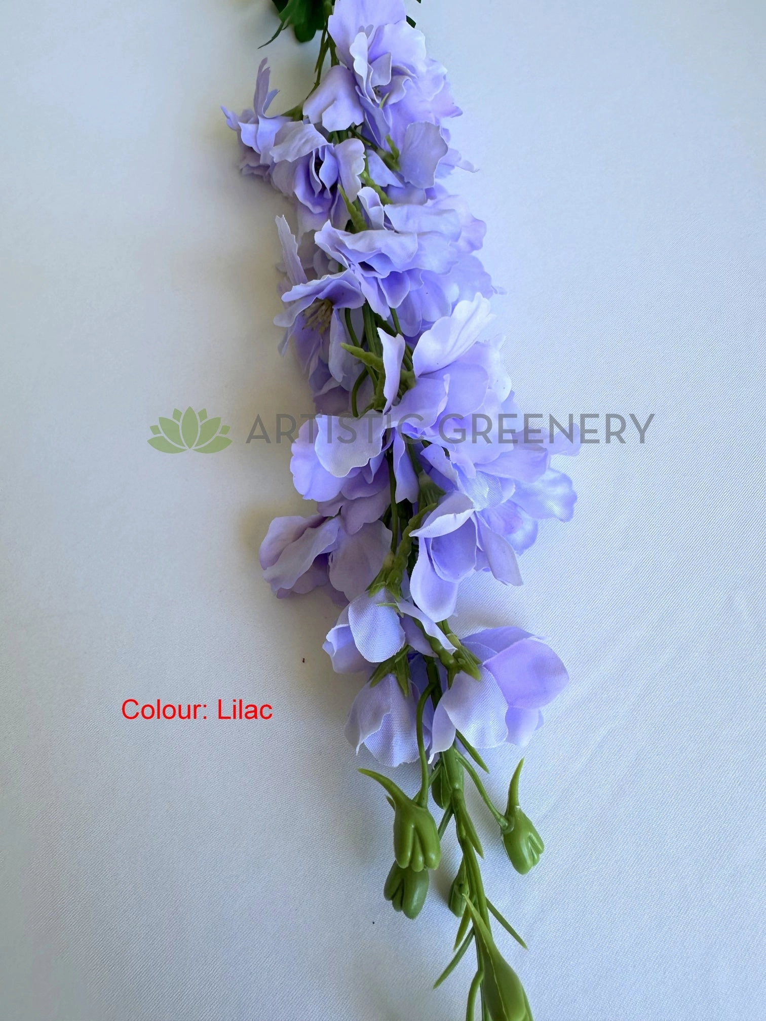 F0490 Delphinium / Stock Flower 89cm Latex 8 Colours