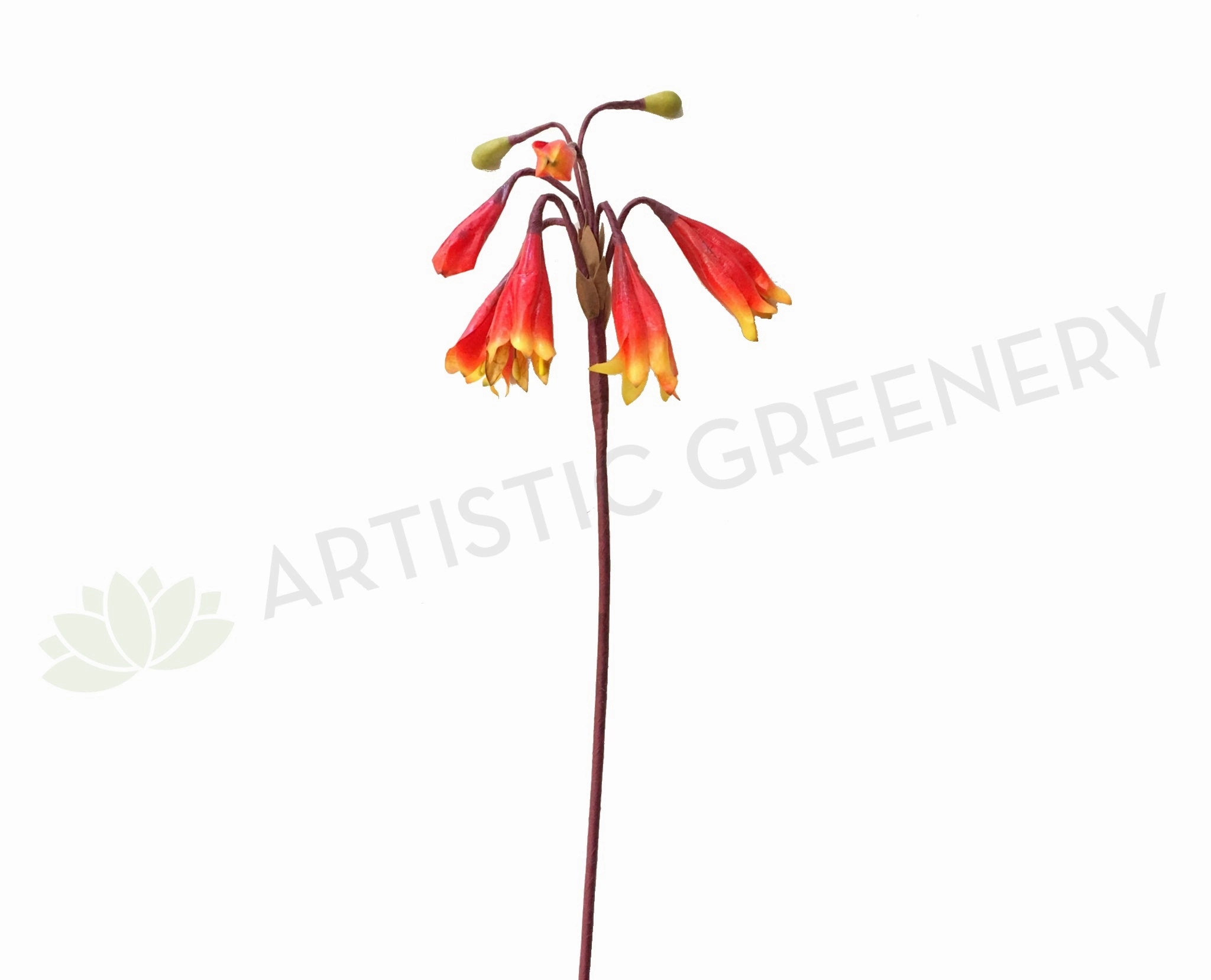 F-ASB-X-01 Christmas Bell Real Touch 60cm Red outdoor greenery  
