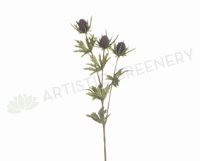 F-RT-5782PU Thistle Spray 67cm Purple outdoor greenery  