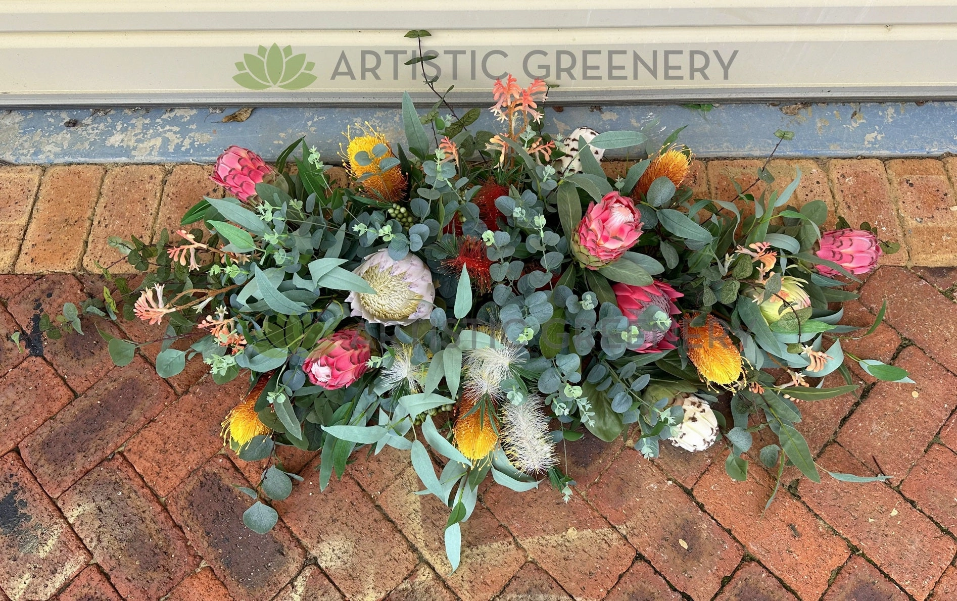 FA1121B - Australian Natives Table Arrangements - Flat Base Style