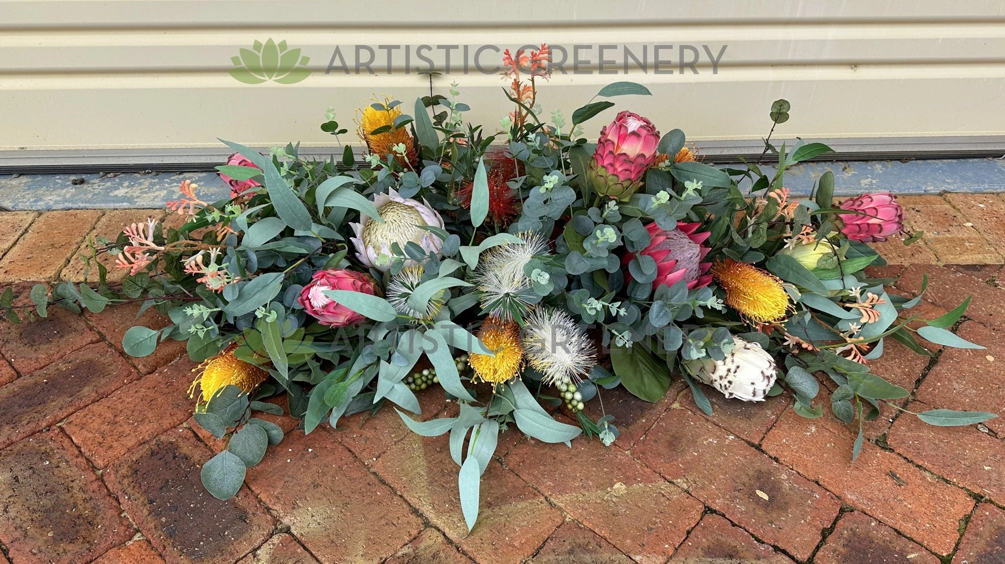 FA1121B - Australian Natives Table Arrangements - Flat Base Style
