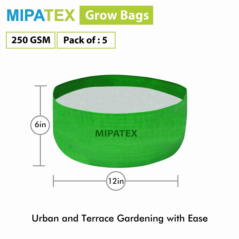 Fabric Grow Bags (12x6 Inches)