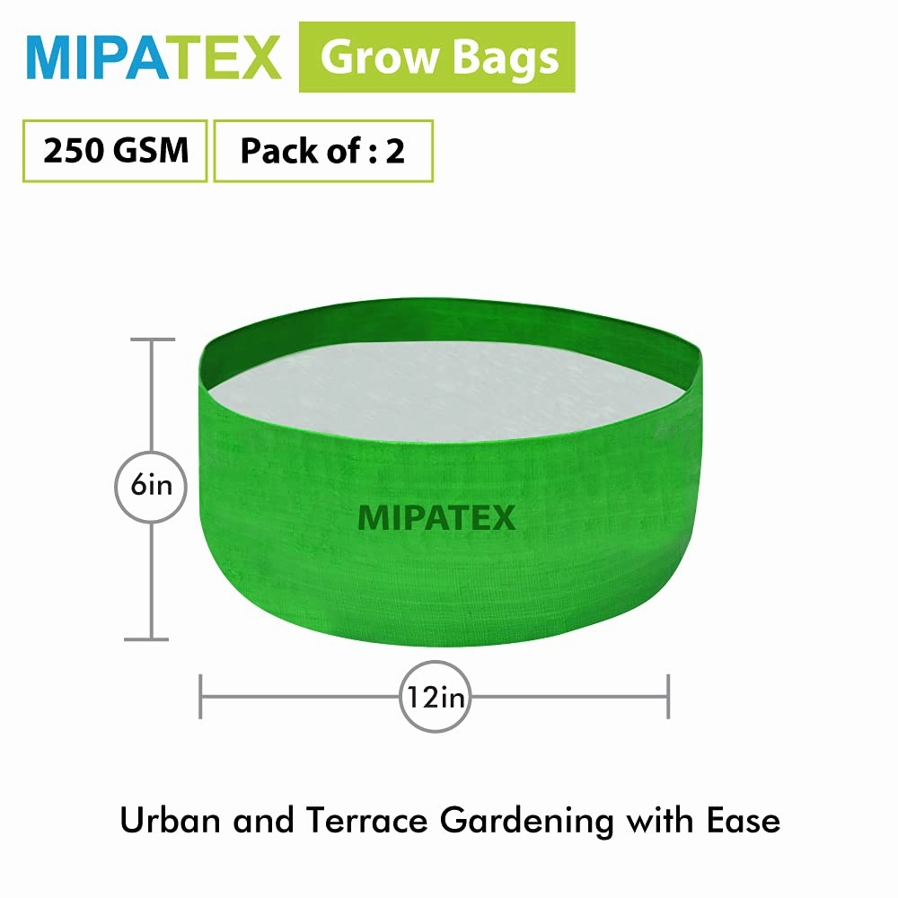 Fabric Grow Bags (12x6 Inches)