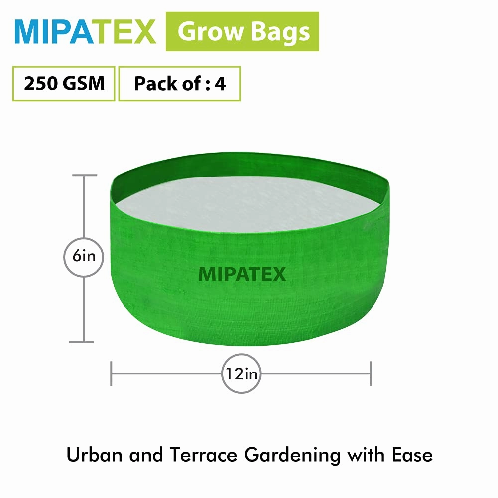 Fabric Grow Bags (12x6 Inches)