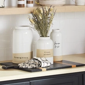 Farmhouse Style Vases outdoor greenery  