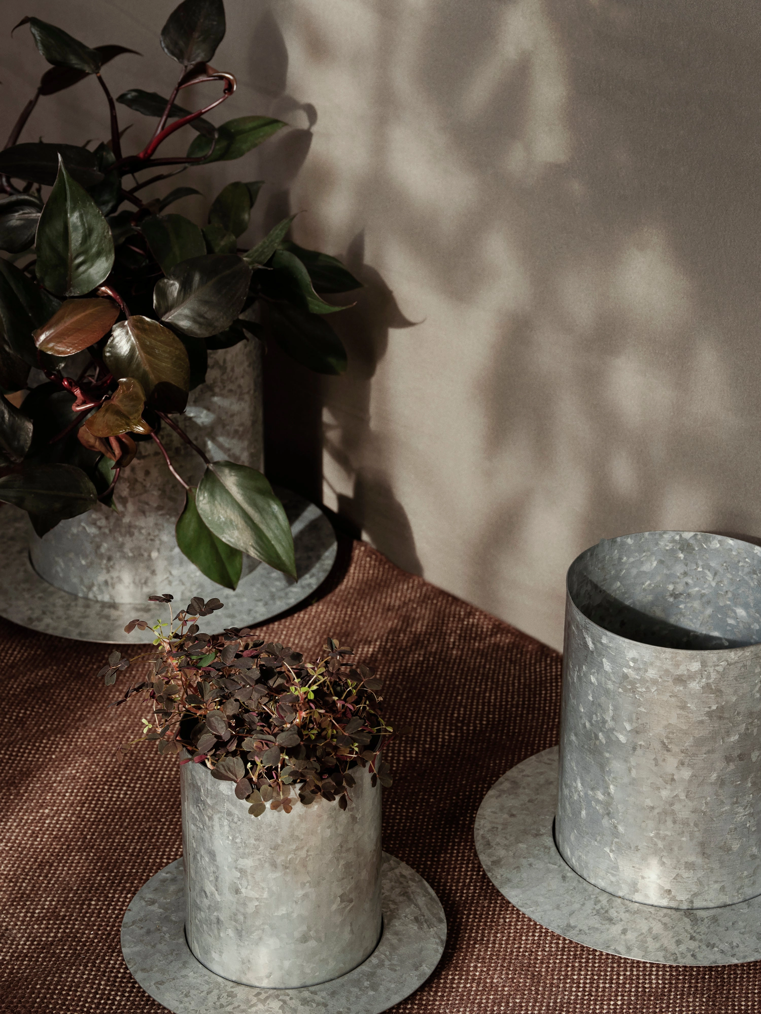 Ferm Living Auran Pot Small Galvanized
