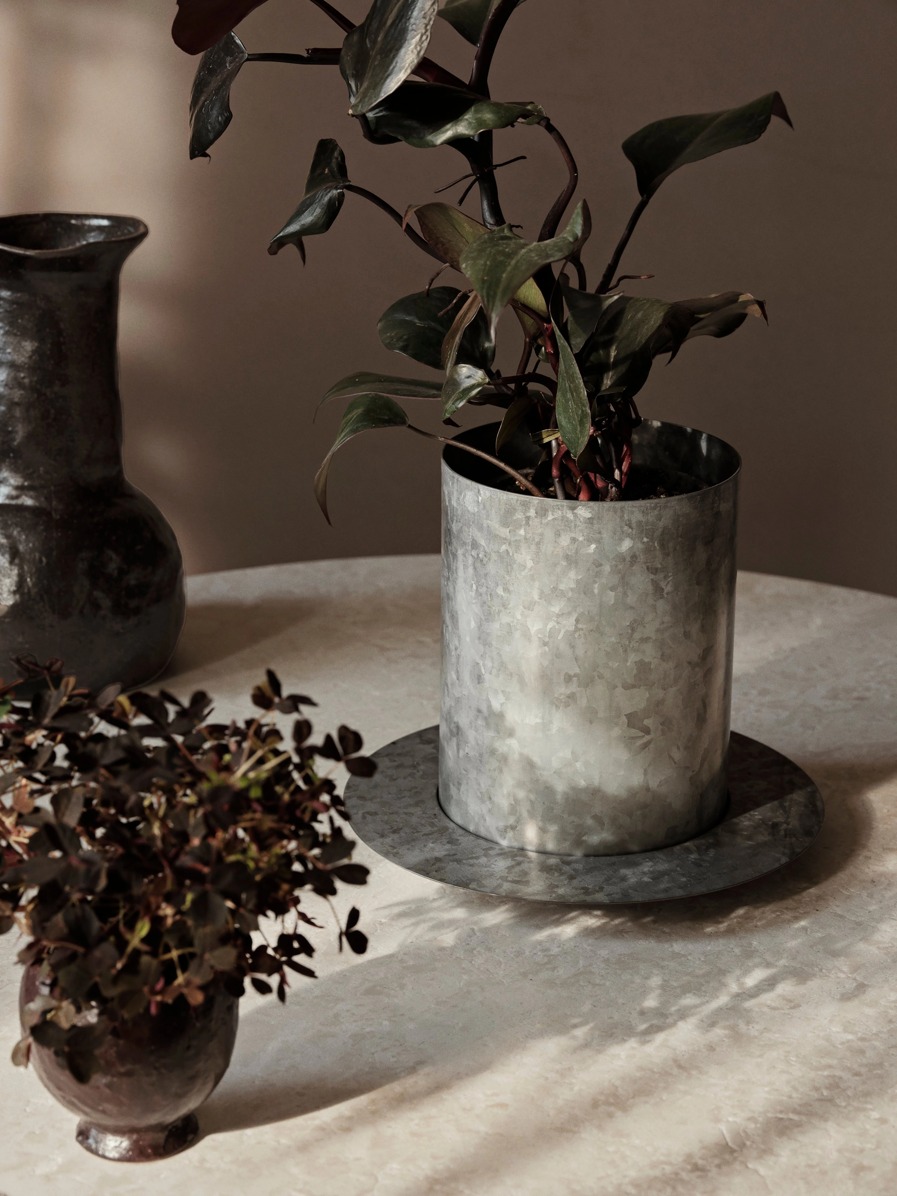 Ferm Living Auran Pot Small Galvanized