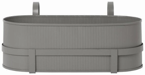 Ferm Living Building Balcony Box, Grey dried green plant  