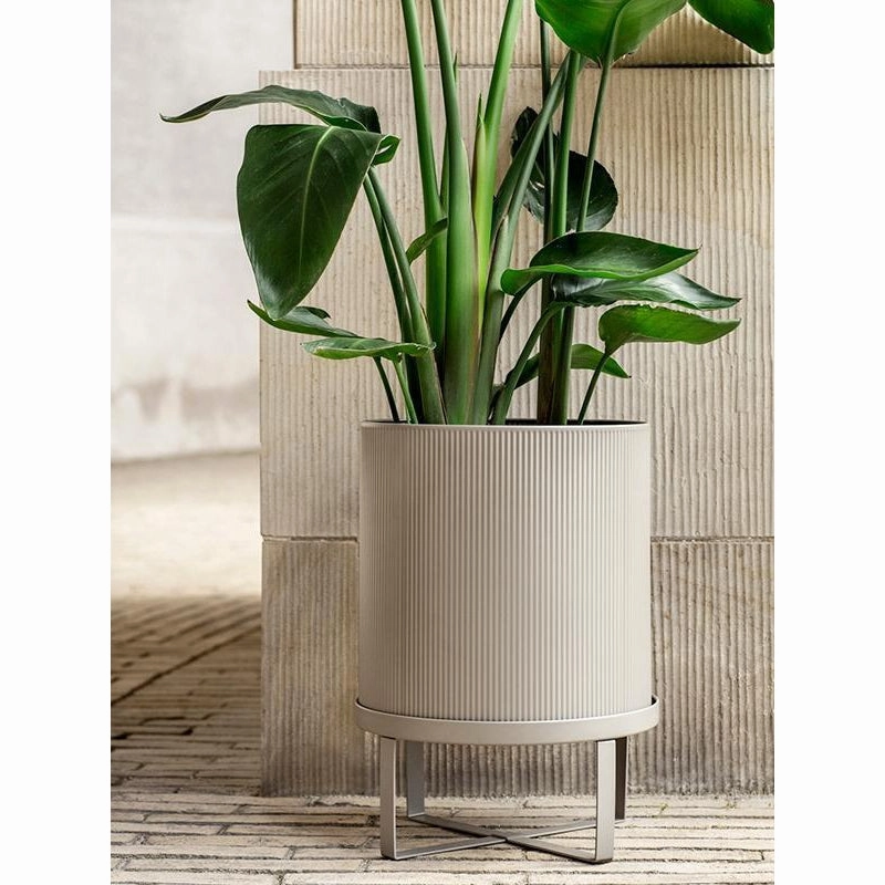 Ferm Living Building Flowerpot Warm Grey, ?28cm