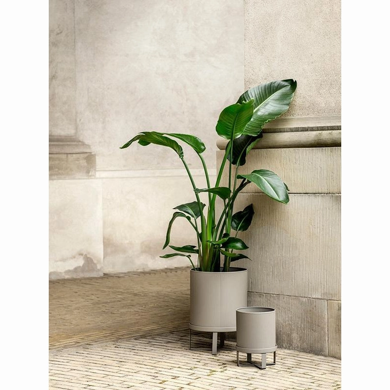 Ferm Living Building Flowerpot Warm Grey, ?28cm