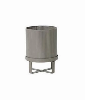 Ferm Living Construction Flowerpot, Warm Grey, ?18cm dried green plant  