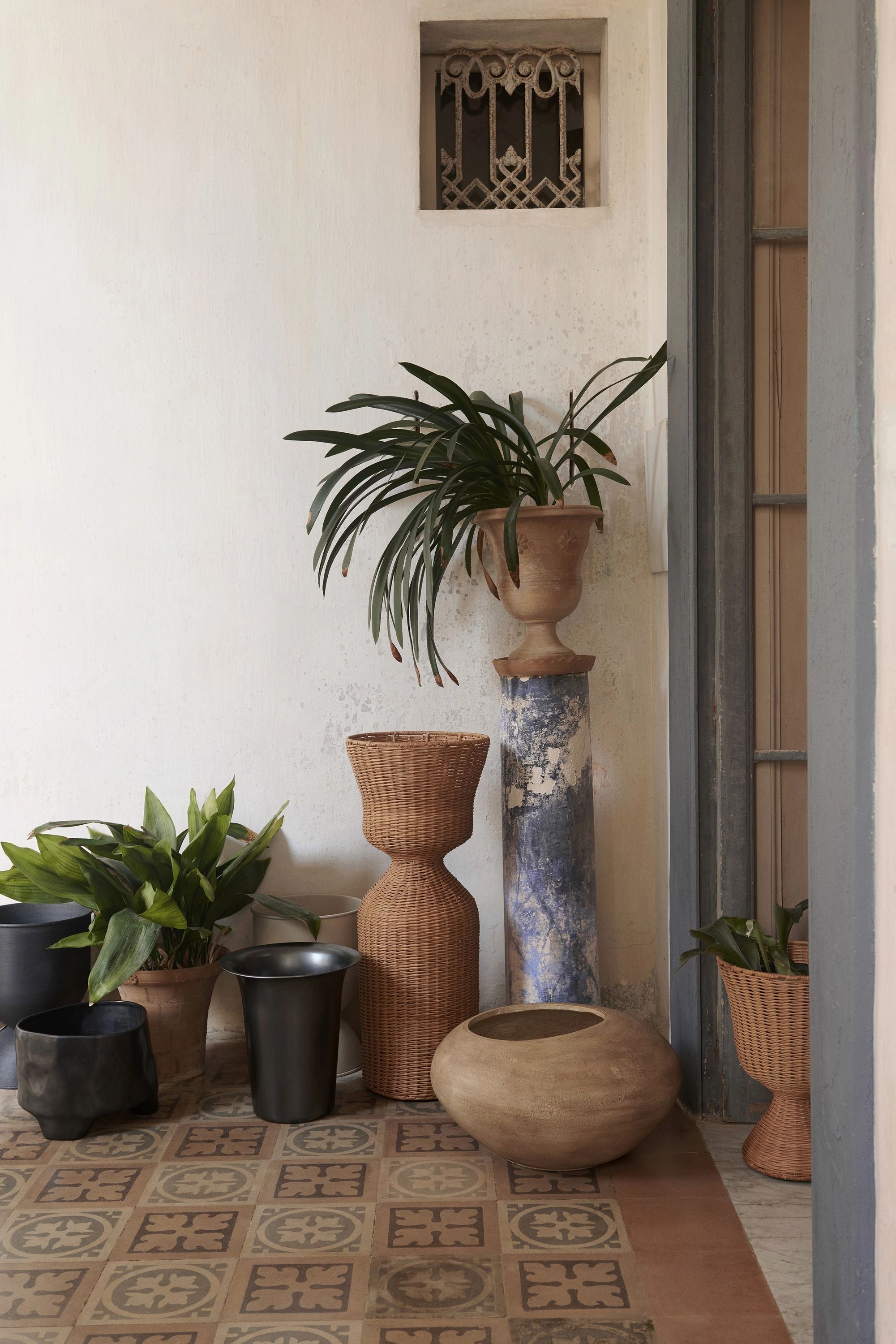 Ferm Living Dodu Pot Low, Brown