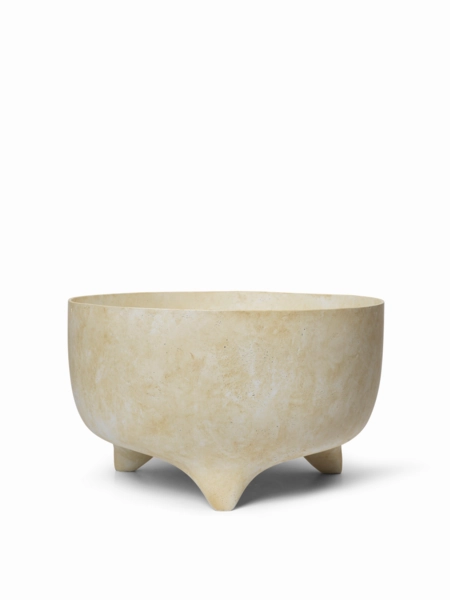 Ferm Living Evoke Pot H27 Warm Sand dried green plant  