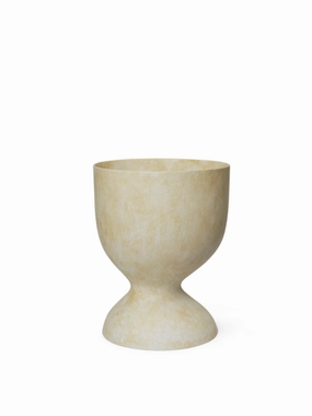 Ferm Living Evoke Pot H45 Warm Sand dried green plant  