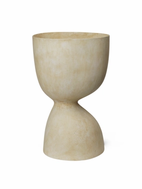 Ferm Living Evoke Pot H70 Warm Sand dried green plant  
