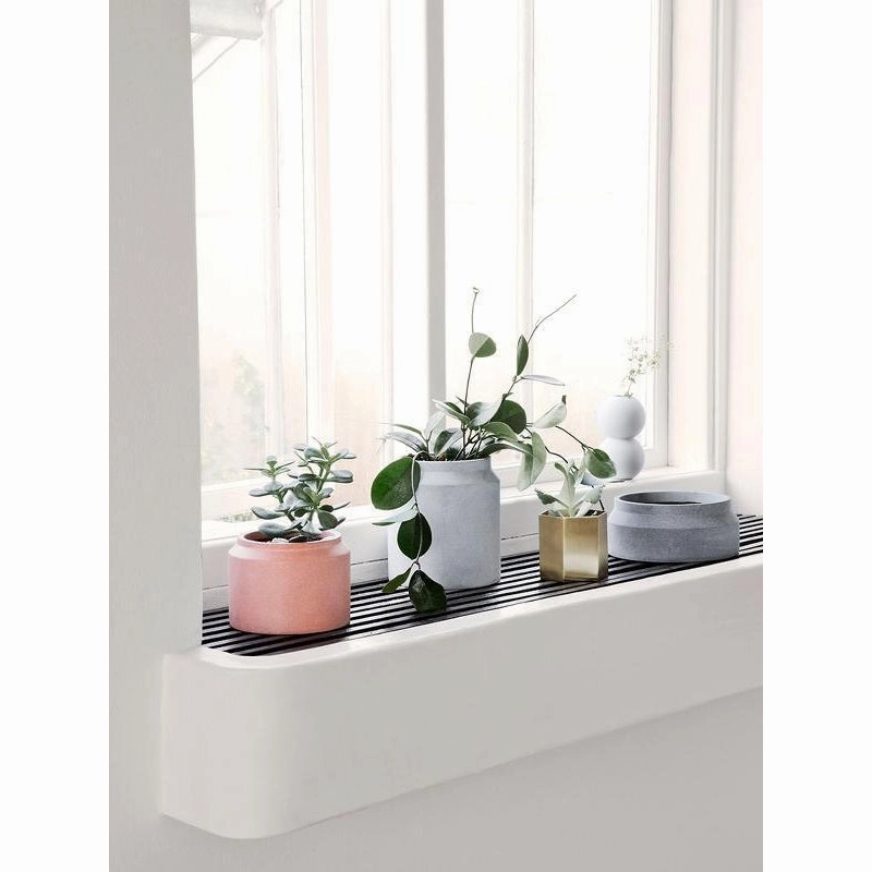 Ferm Living Hexagon Flowerpot Brass, ?14cm