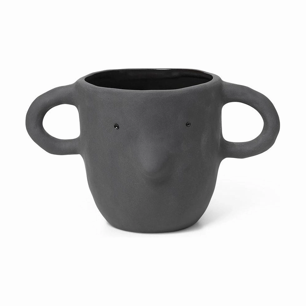 Ferm Living Mus Flowerpot, Dark Grey