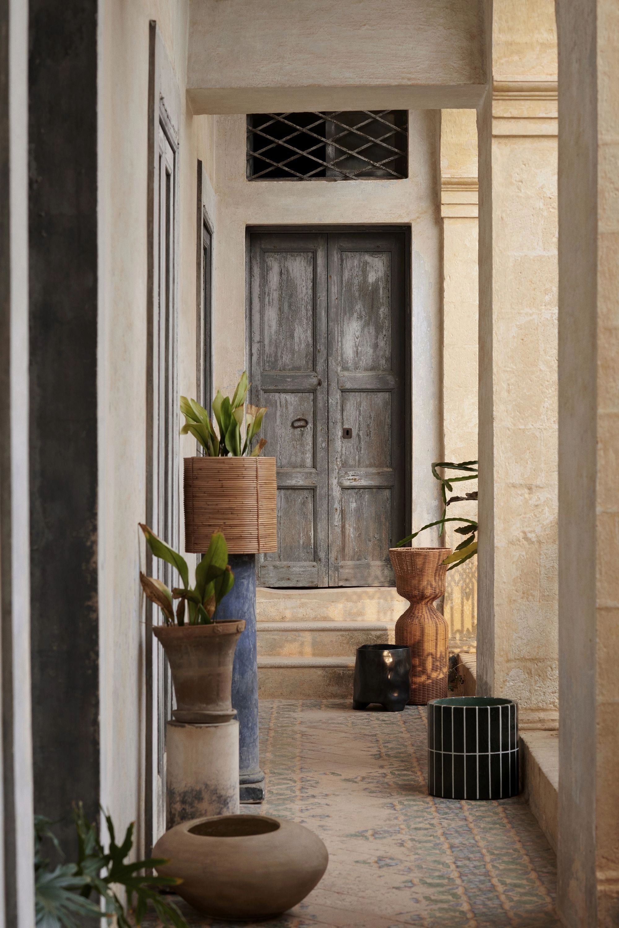 Ferm Living Pillar Plant Pot, Dark Green