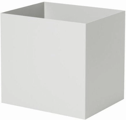 Ferm Living Plant Box Container, Grey dried green plant  
