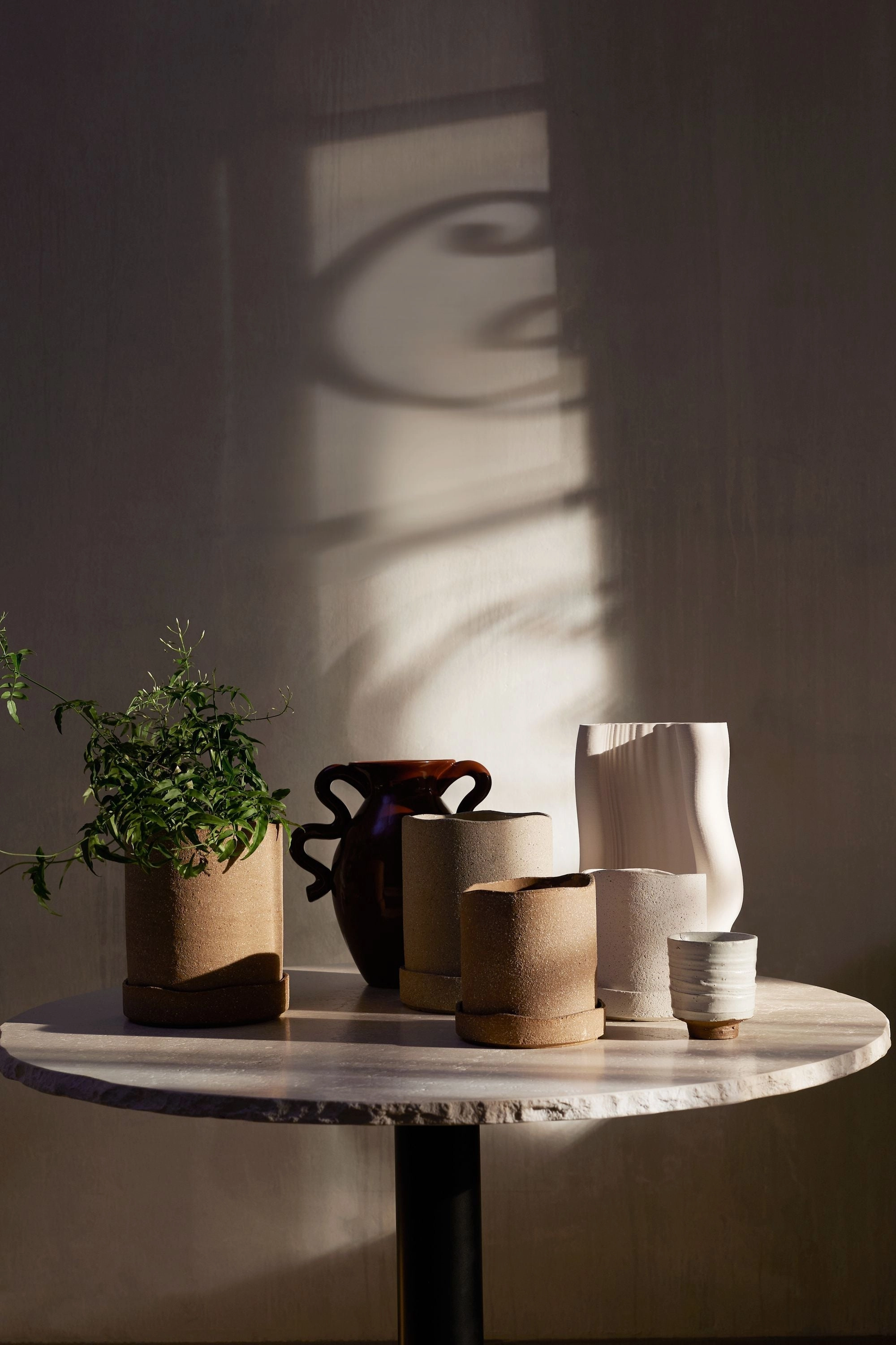Ferm Living Uneru Pot ?13, Brown