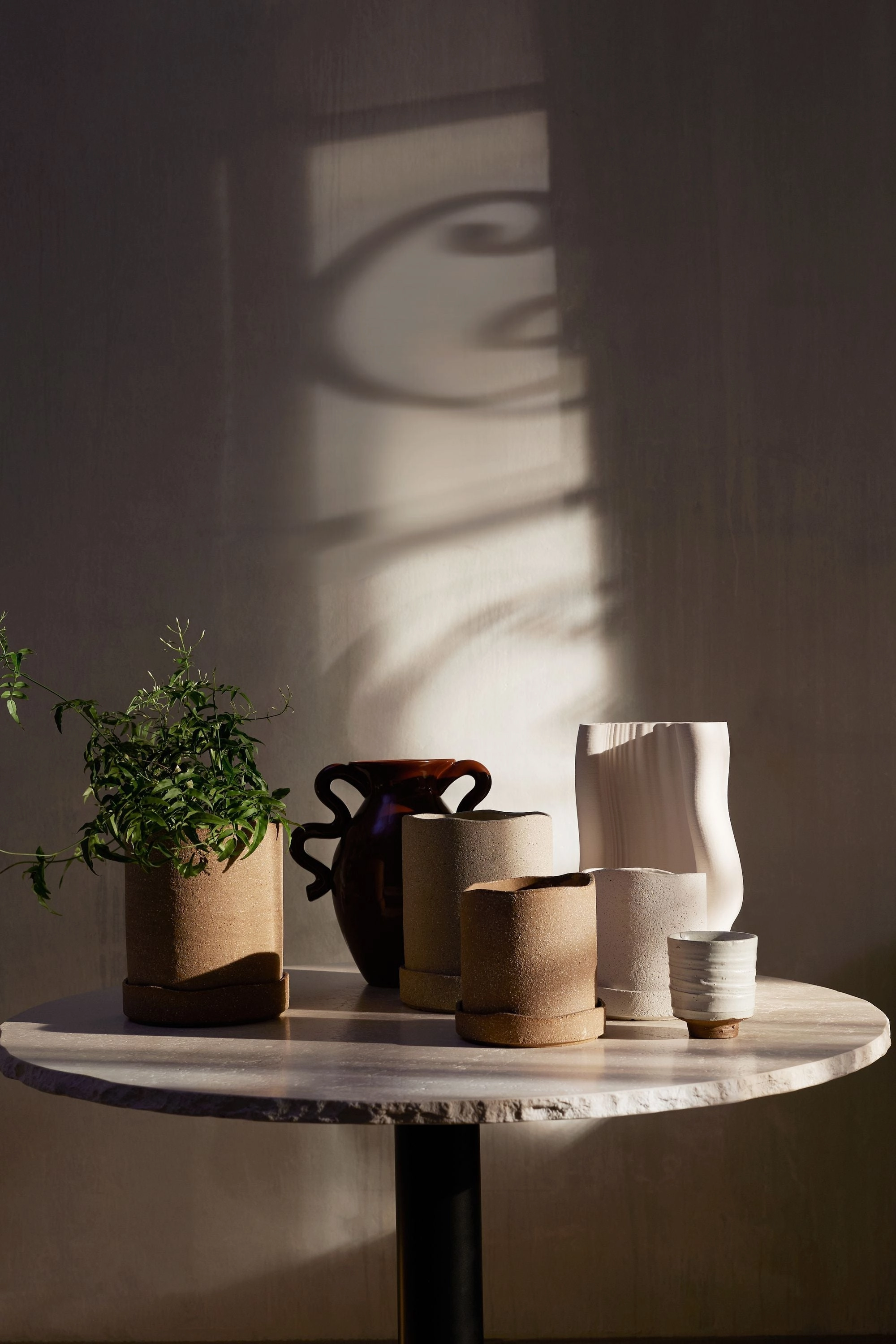 Ferm Living Uneru Pot ?16, Brown