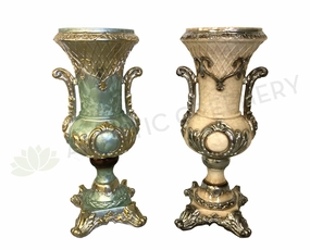 FG-K1221 Decorative Elegant Fiberglass Vase / Pot 93cm Tall outdoor greenery  