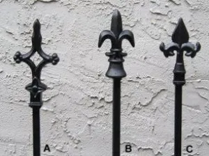 FINIAL: A  GARDEN STAKE decorative plants  
