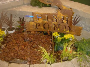 FISH POND decorative plants  