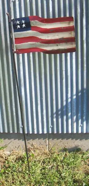 FLAG ON STAKE decorative plants  