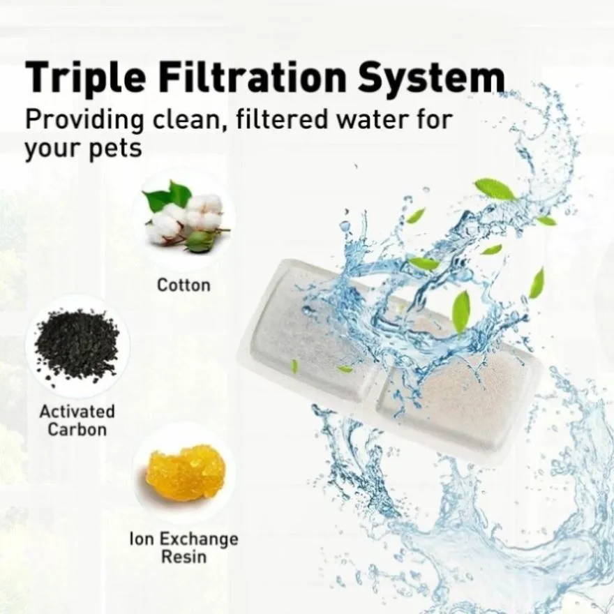 Floofi Pet Water Fountain Dispenser LED USB 3L V227-7050641006000